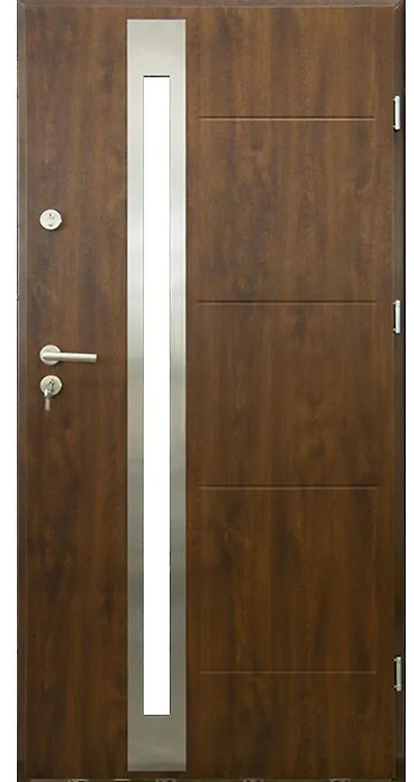 Dvere vchodové Ibiza 90P Orech
