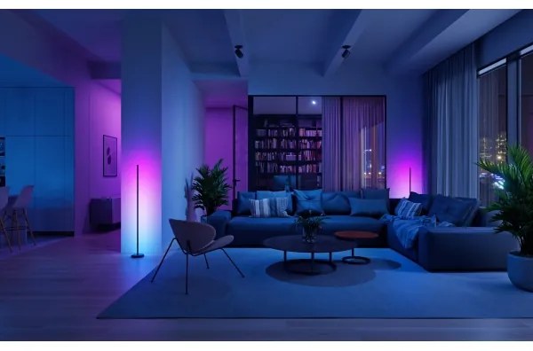 Nanoleaf N7204K02-1FL- LED RGBW Stm. stojacia lampa LED/22W/230V 2200-6500K Wi-Fi