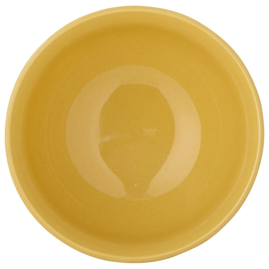 Žltá/krémová detská miska z kameniny ø 13,5 cm Celebrate – Bloomingville Mini