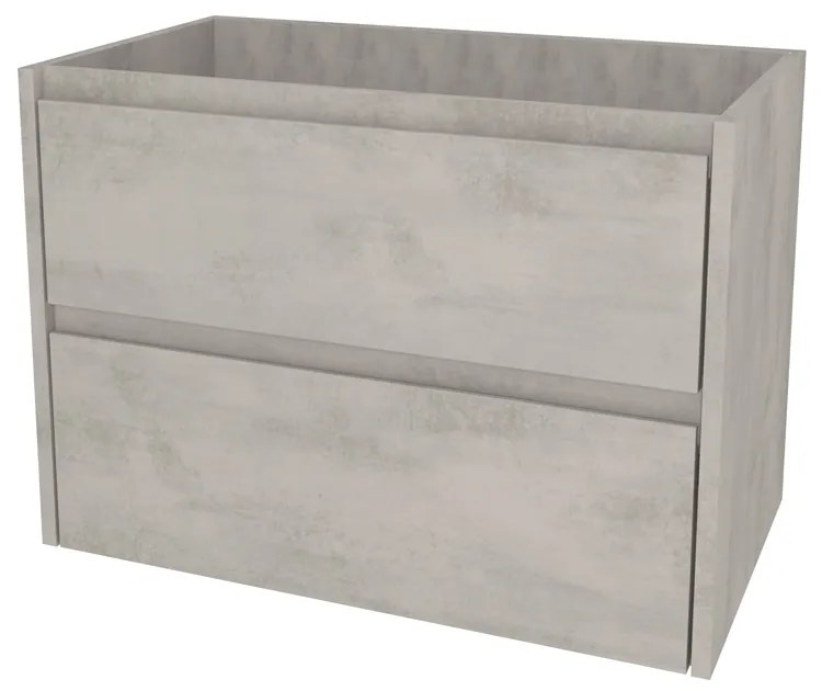 Mereo Opto, kúpeľňová skrinka 81 cm, Multidecor, Chromix strieborný, MER-CN991SACST