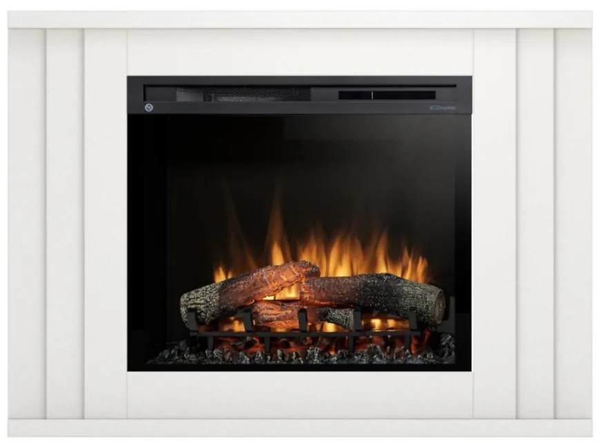 Elektrický krb Paria 28 biely mat
