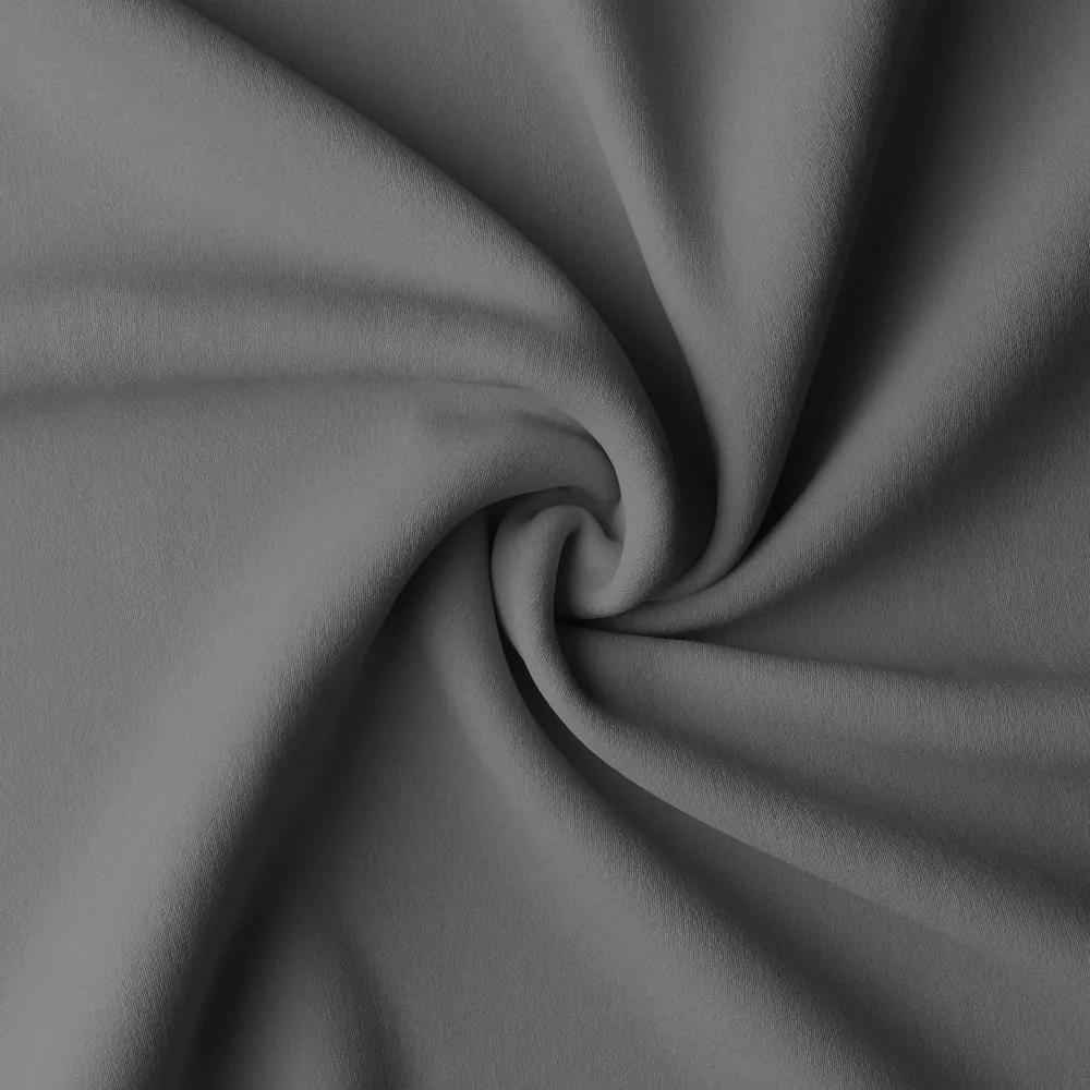 Dekorstudio Jednofarebný záves -  Tmavo sivý Uchytenie závesu: Riasiaca páska 1