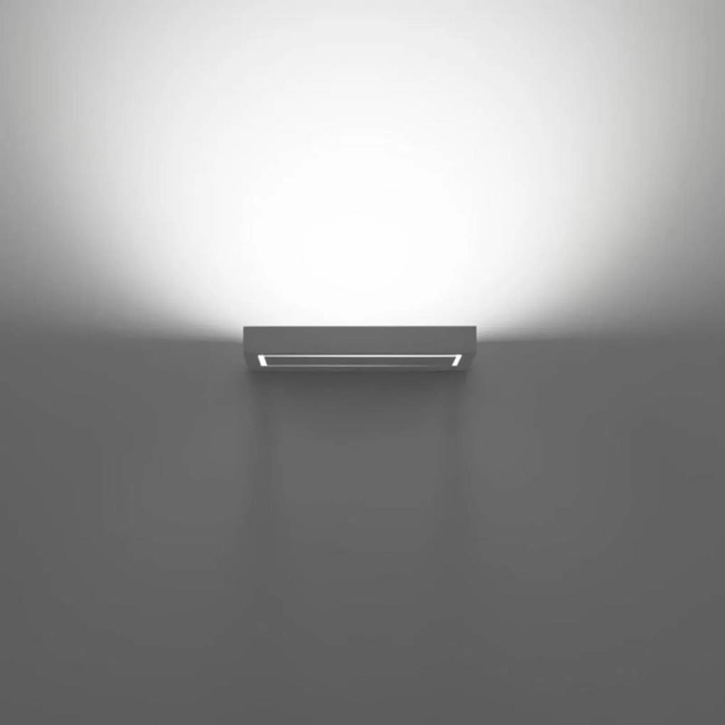 Nástenné LED svietidlo Tablet W1 šírka 16 cm biele