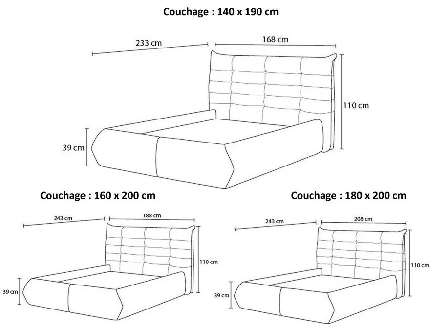 Tmavozelená čalúnená dvojlôžková posteľ s úložným priestorom s roštom 180x200 cm Clothilde – Bobochic Paris