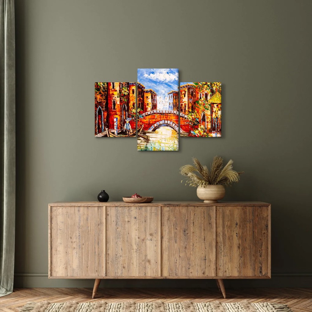 Obraz - Olejomaľba mesta III. (90x60 cm)