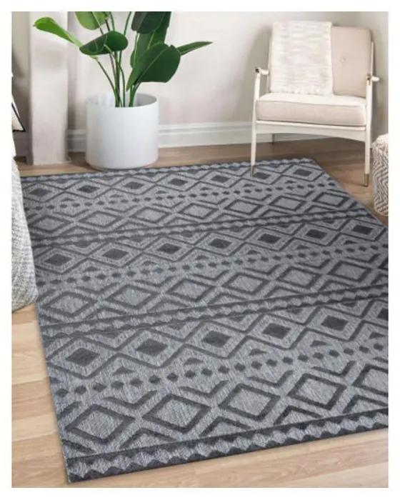 Kusový koberec Jonas sivý 180x270cm