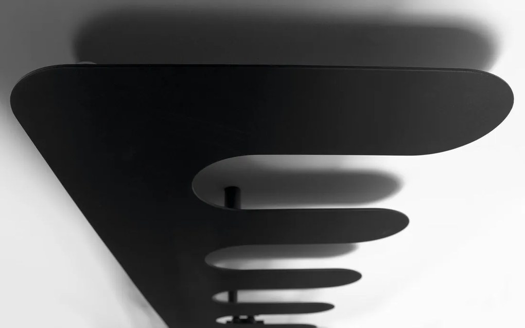 Sapho Sapho, EVOLLA vykurovacie teleso 490x1390 mm, čierna matná, MI1400