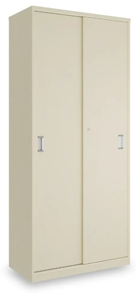 Vysoká skriňa SimpleOffice 80 x 40 x 180 cm, breza