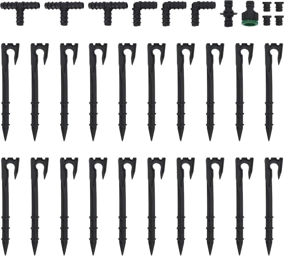 Záhradná priesaková hadica, čierna 0,6" 50 m, guma