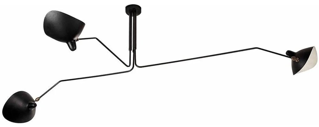 Toolight - závesné svietidlo APP569-3C, čierna, OSW-05637