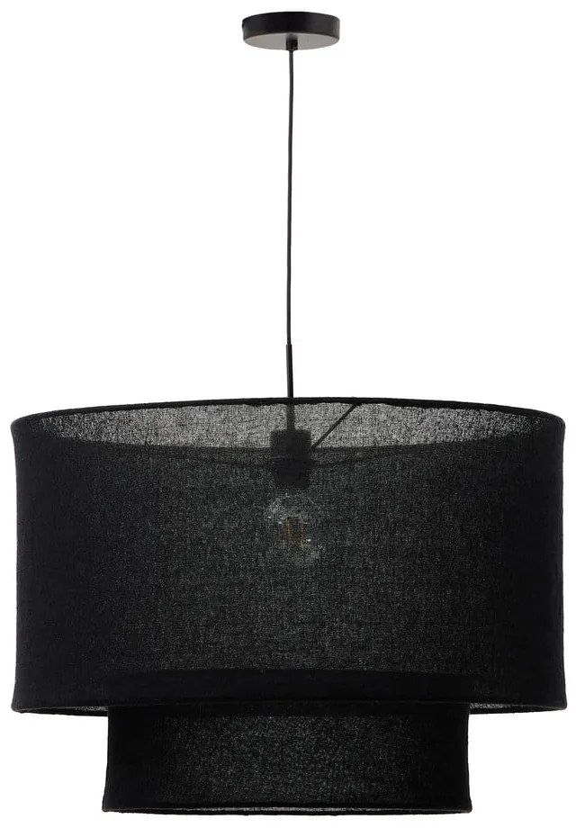 Čierne tienidlo ø 60 cm Mariela – Kave Home