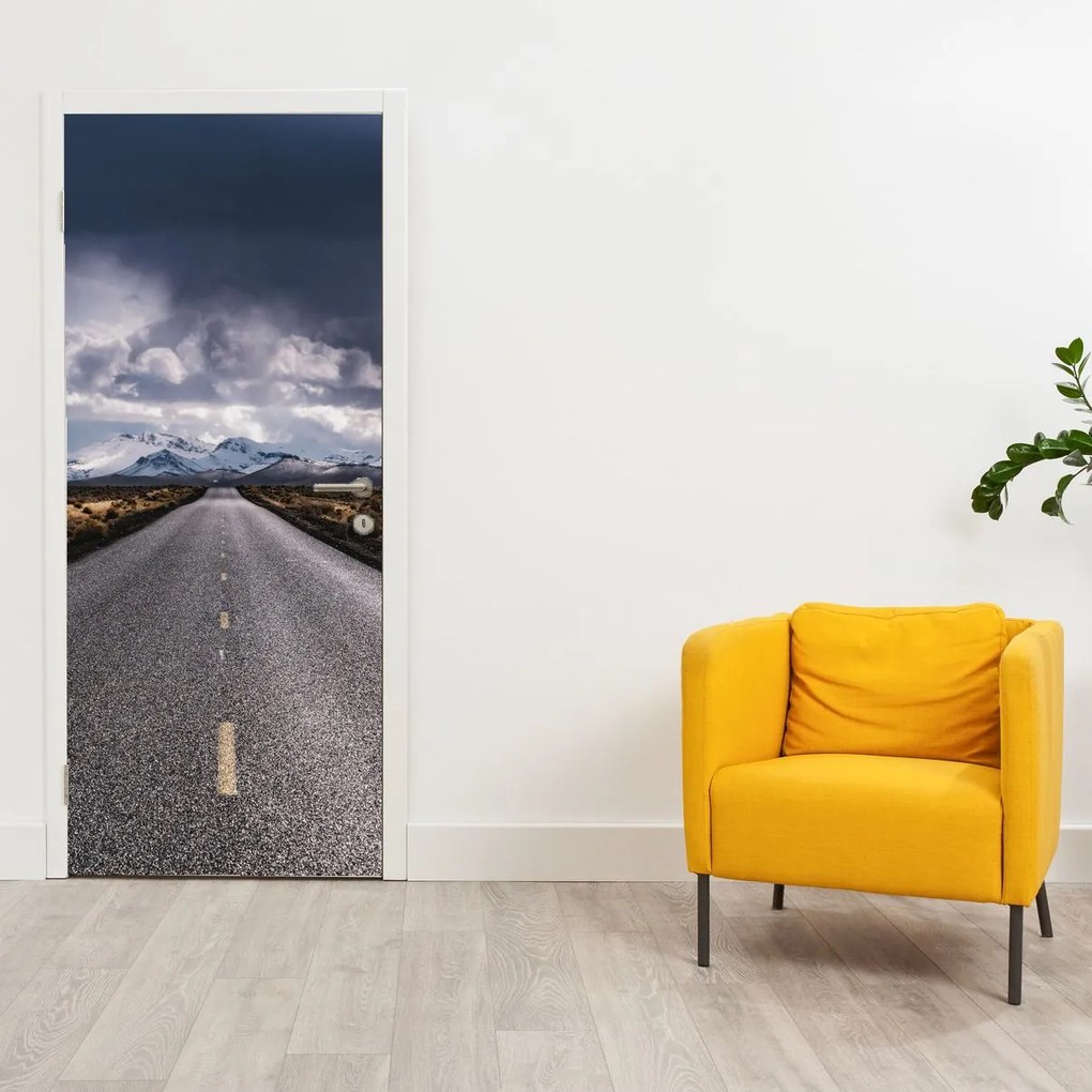 Fototapeta na dvere - Cesta v púšti (95x205cm)
