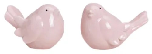Keramický vtáčik BIRDAMIC 9 cm - viac variantov Farba: Ružová