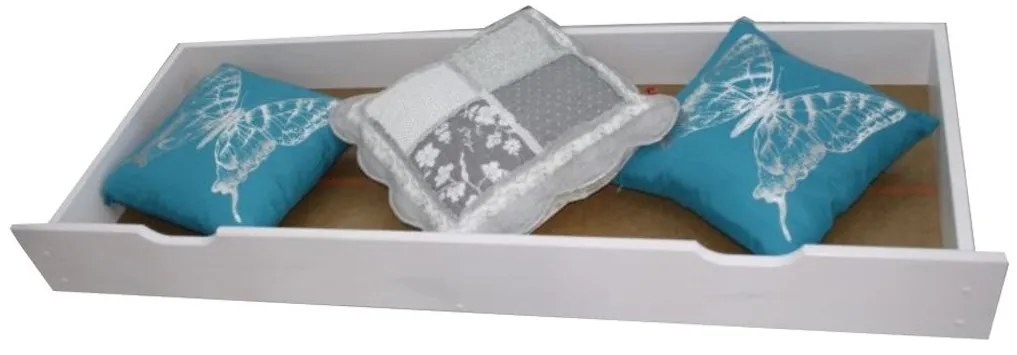 Jednolôžková posteľ LAPIS + rošt + matrac ZDARMA - biela / 100x200 / nie