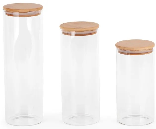 Sada troch nádob POLA 02 priesvitná