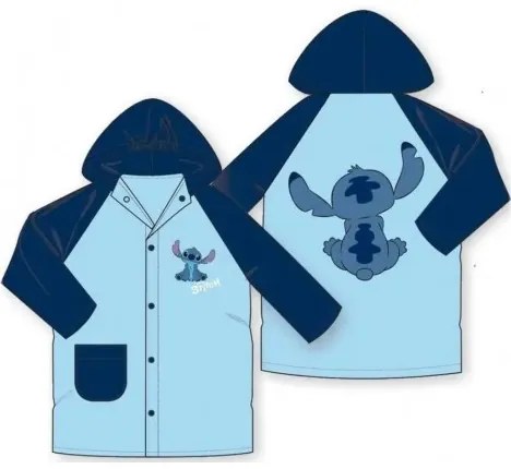 DIFUZED - Chlapčenská pláštenka Lilo a Stitch - sv. modrá 116