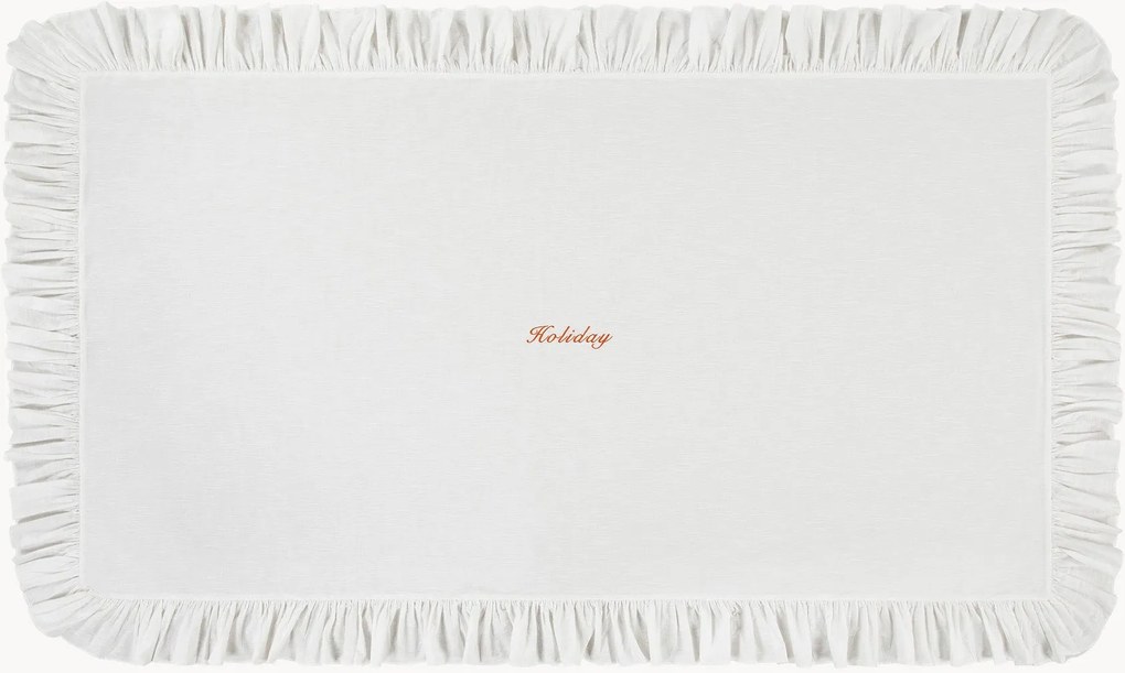 Bavlnený obrus's volánmi Holiday