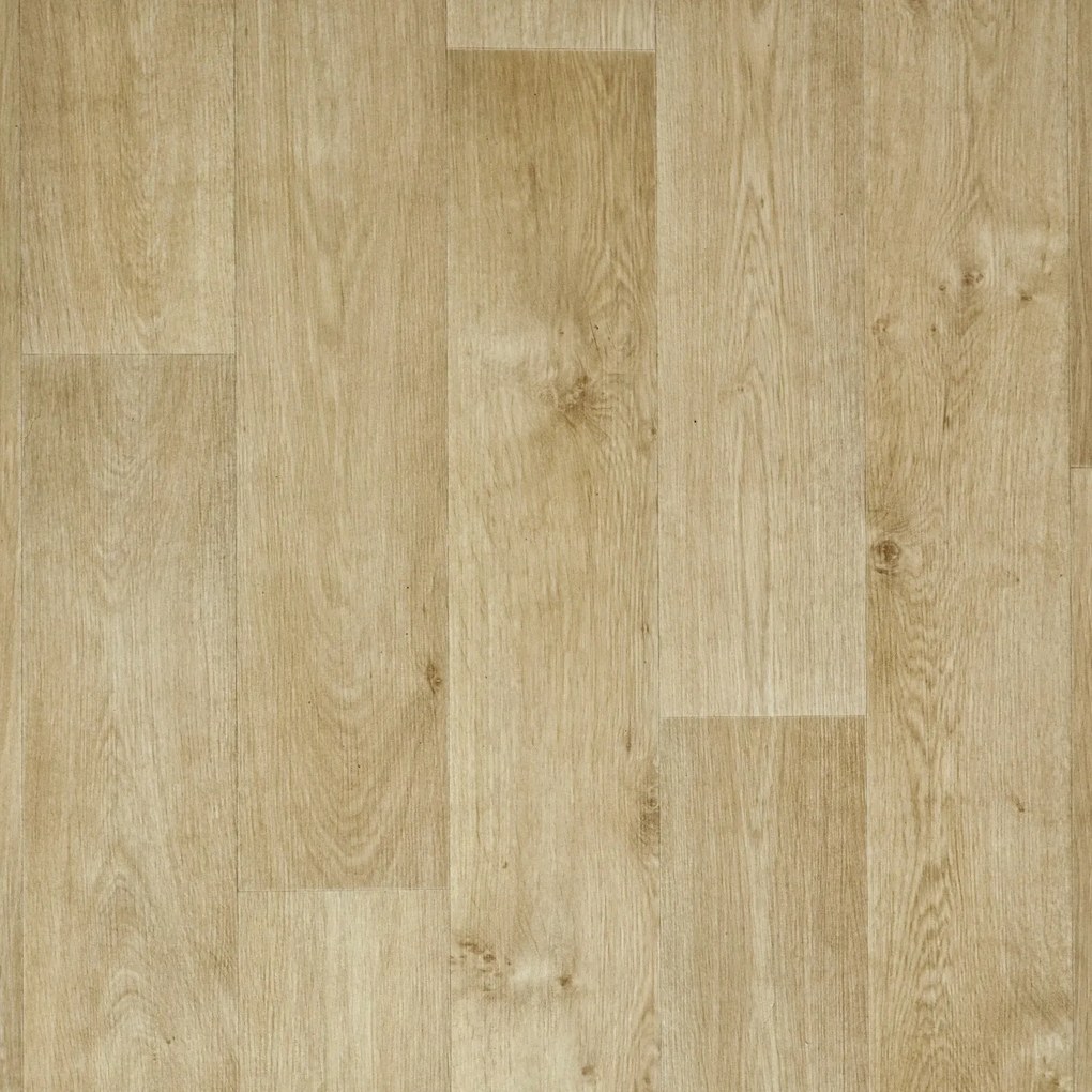 Gerflor, PVC podlaha - lino AladinTex Plus 2351 Timber Golden, na mieru, šíře 4m, hnedá, filc, chodba / predsieň