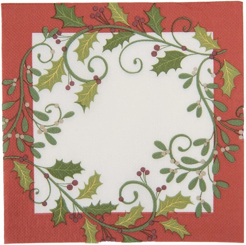 Napkins Paper Set Of 20 33x33 Cm White Paper - 33*33 cm (20)