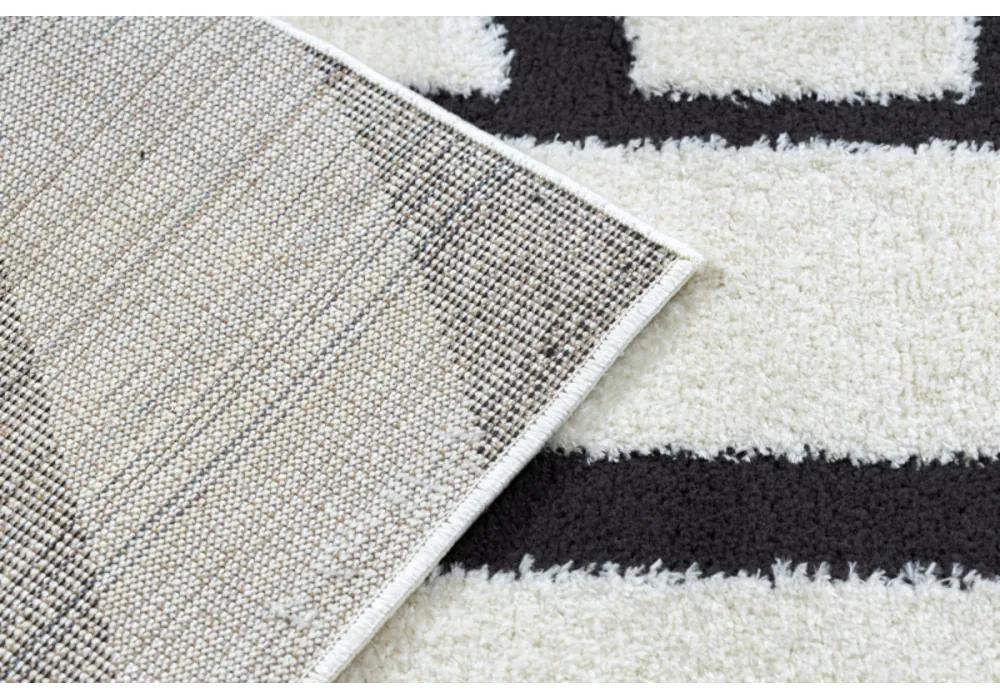 Kusový koberec Crateus krémovočierný 120x170cm