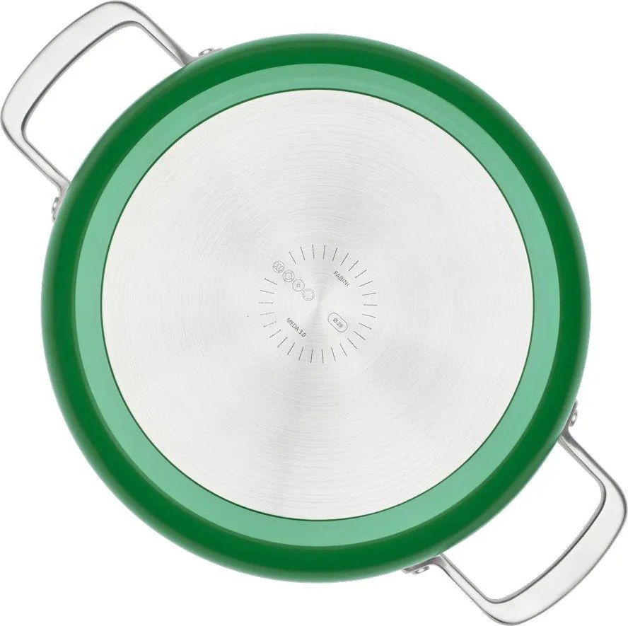 Panvica s pokrievkou/s keramickým povrchom ø 28 cm tegame Meda 3.0 – FABINI