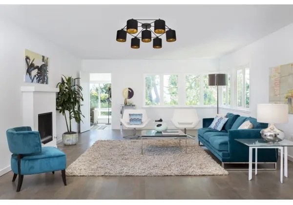 Eglo 97895 - Prisadený luster STAITI 7xE27/40W/230V