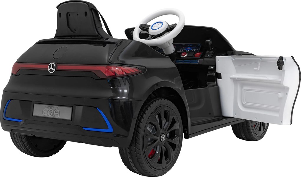 Ramiz Mercedes Benz AMG EQA pre deti čierna