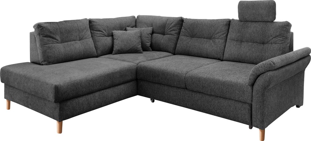 XXXLutz ROHOVÁ SEDAČKA, textil, antracitová Livetastic - Sedačky - 002310012731