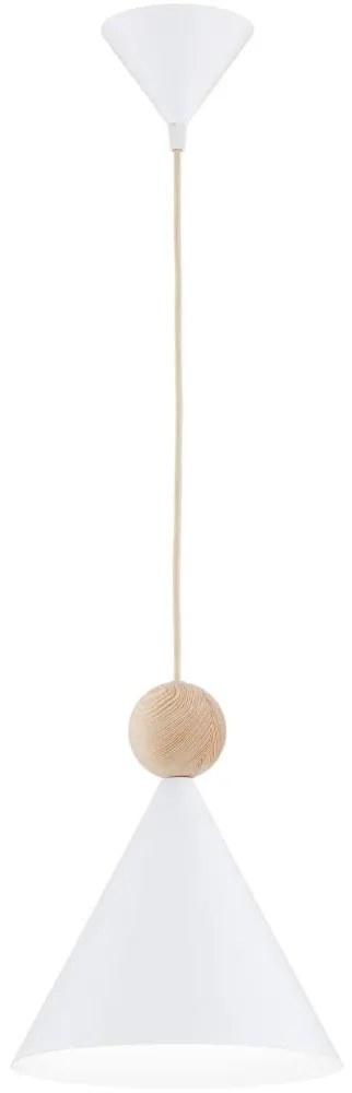 Argon 8629 - Luster na lanku KEGEL 1xE27/15W/230V biela