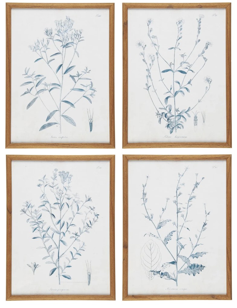 Ib Laursen Obraz v ráme Green Flower Motif 30 × 40 cm B