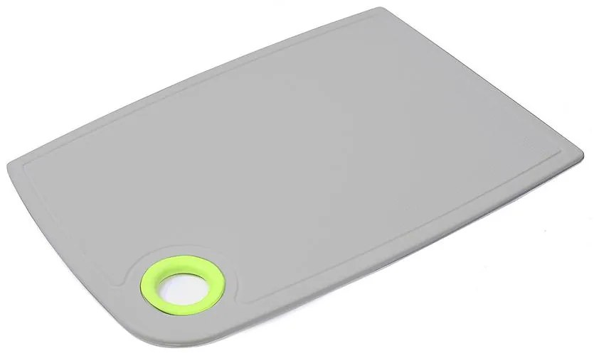 Doska na krájanie protišmyková sivá L
