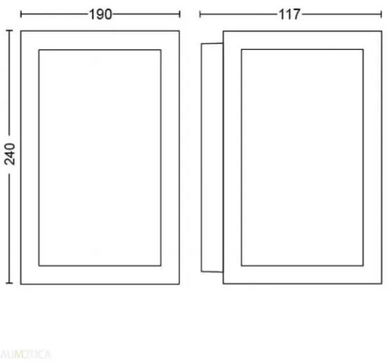 Philips 17430/30/P7 - LED RGBW Vonkajšie svietidlo Hue IMPRESS 2xLED/8W/230V IP44