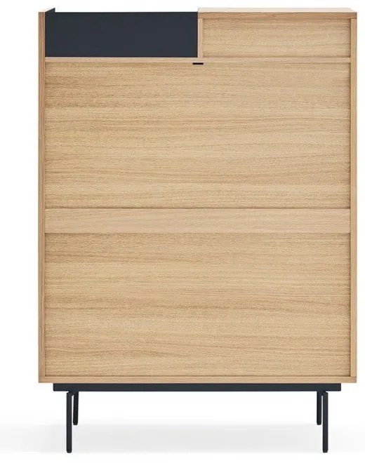 Svetlá hnedo-modrá skrinka Teulat Valley