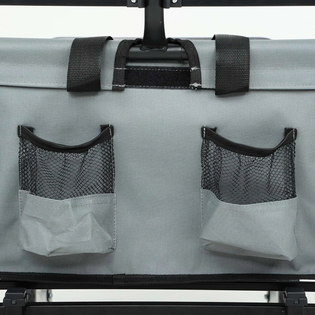 Záhradný vozík TYRS 145L sivý