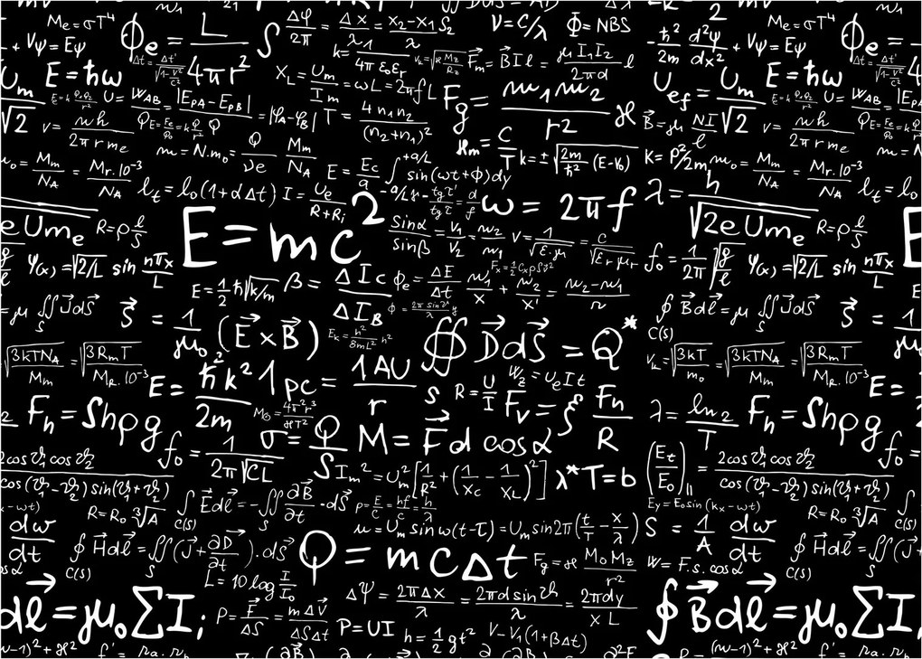 Obraz - Matematika (70x50 cm)