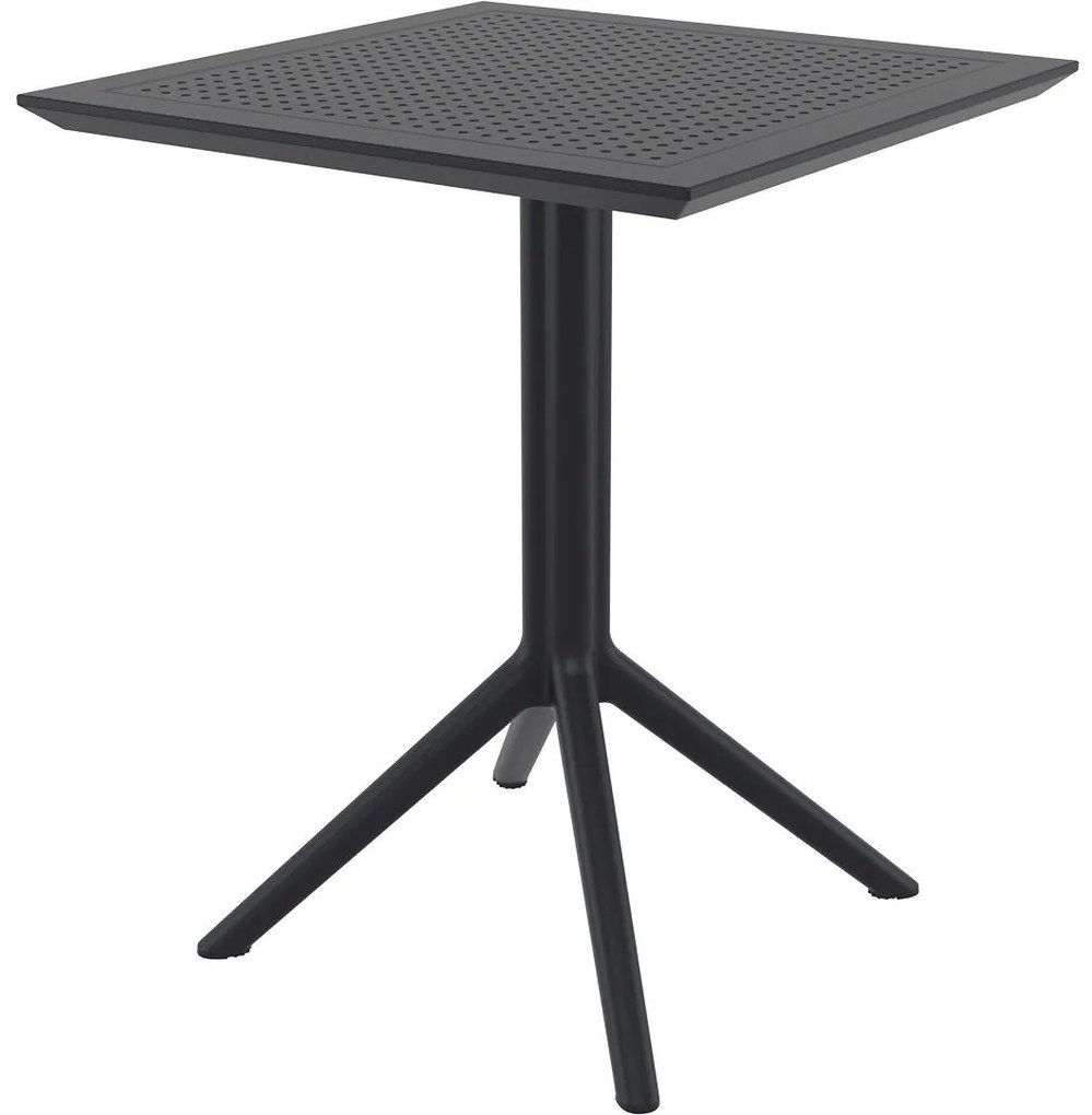 SKY FOLDING 60 sklopný záhradný stôl dark grey