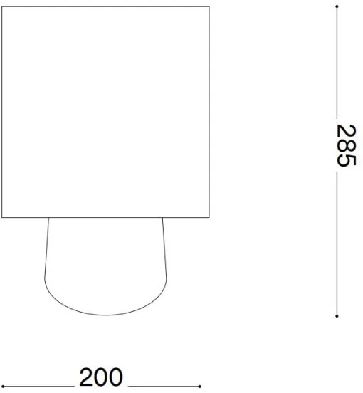 Ideal Lux - Stolná lampa KALI 1xE14/40W/230V krémová/béžová