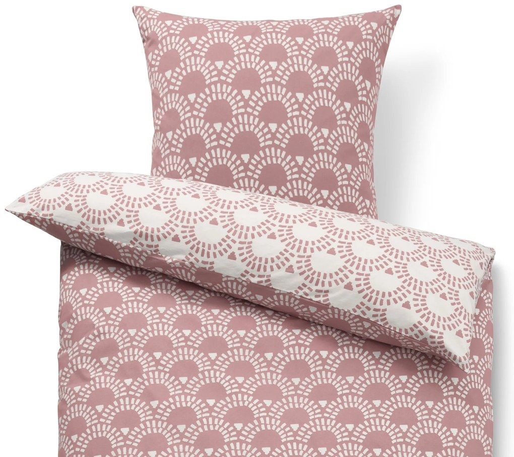 Džersejová posteľná bielizeň, ružová, štandardná veľkosť