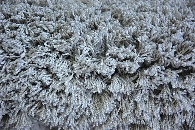 Koberec Micro fiber soft shaggy strieborný