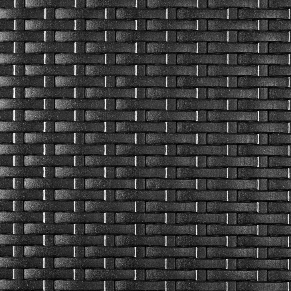 Cateringový stůl RATTAN 180 cm černý