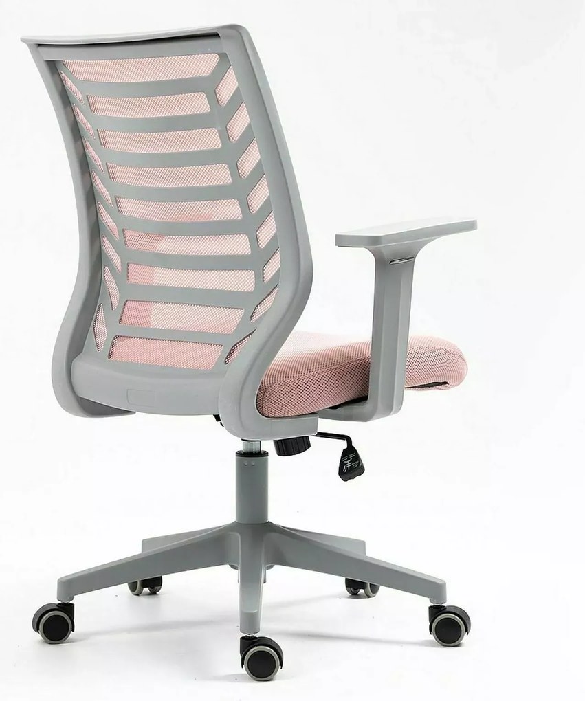 SI Otočná stolička Q-320 ružová