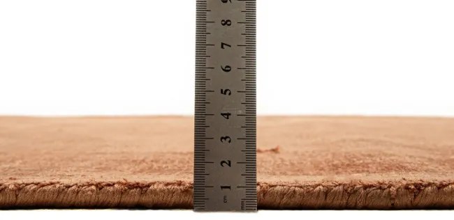 Koberec STAR COPPER hnedý / červený kruh