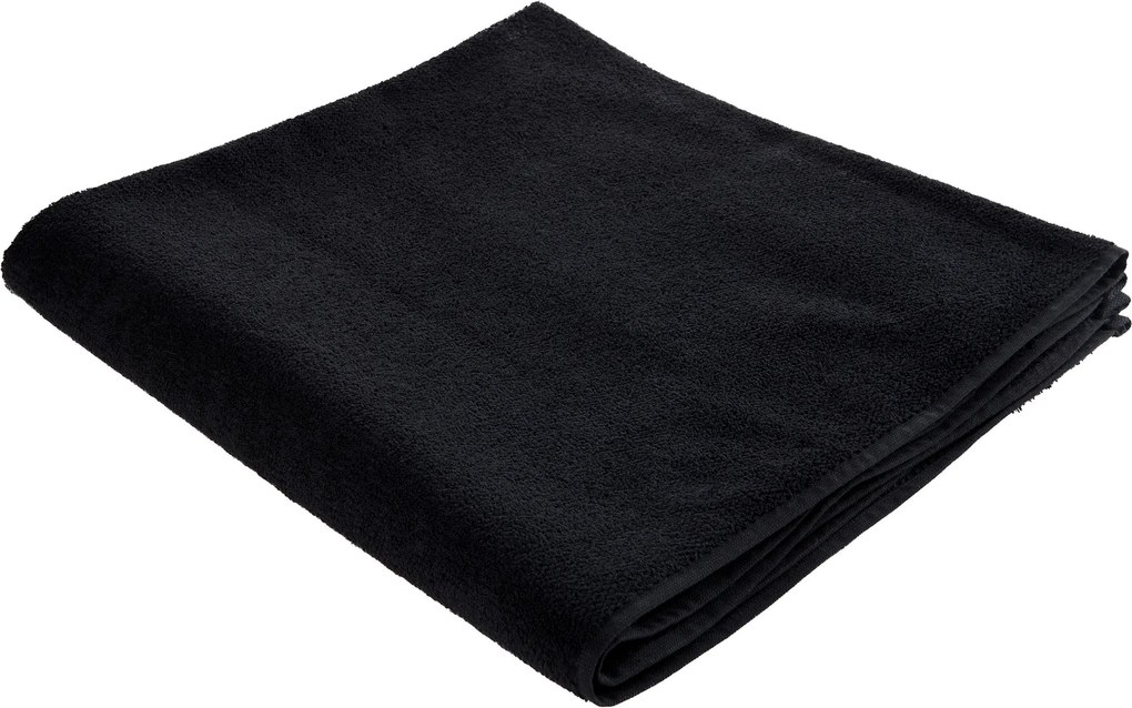 XXXLutz OSUŠKA, 80/190 cm, čierna Bio:Vio - Kúpeľňový textil - 004417008628