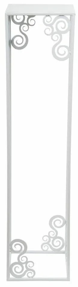 Stojan na kvety Emma 80 cm biely