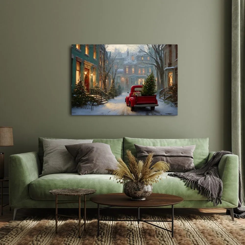 Vianočný obraz auto splnených prianí