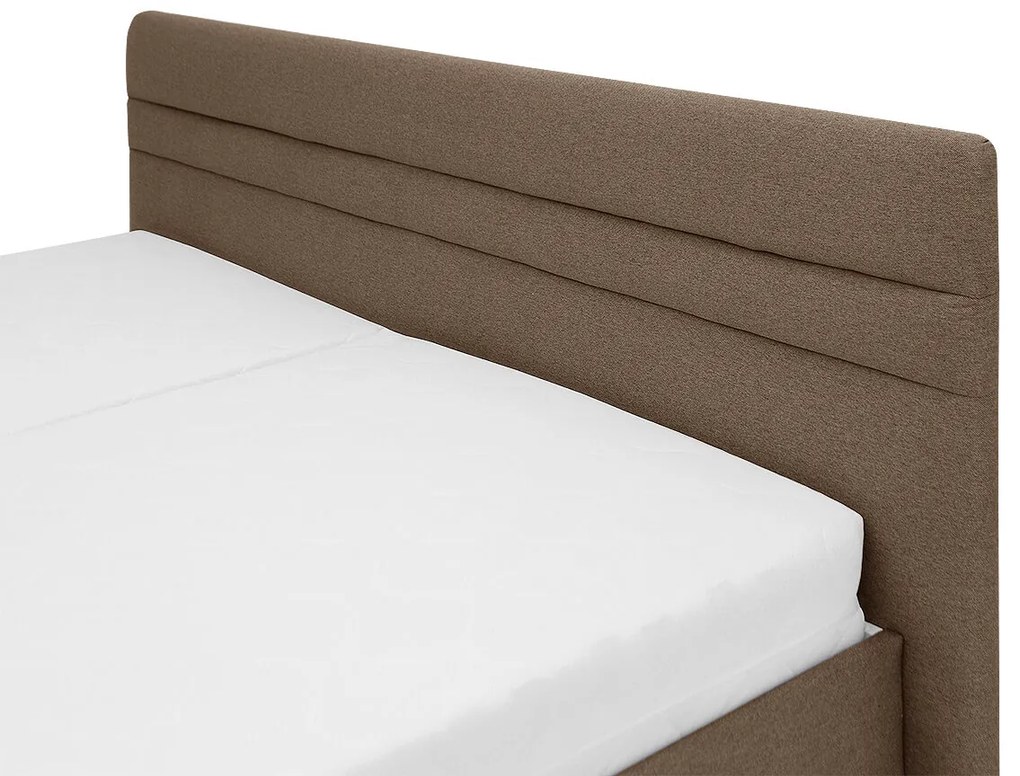 FINES čalúnená posteľ Koska 180x200 hnedá