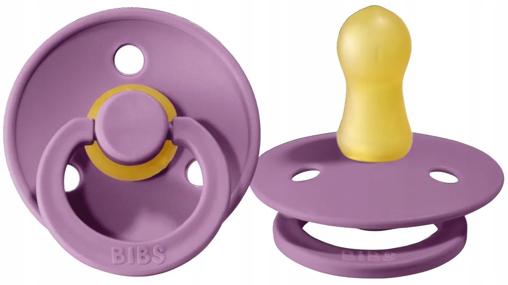 Kaučukový cumlík BIBS Colour 0m+ Farba: oranžová