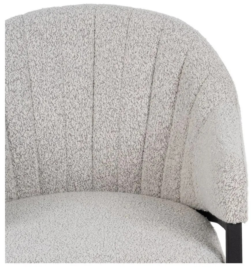 Svetlosivé kreslo – Ixia