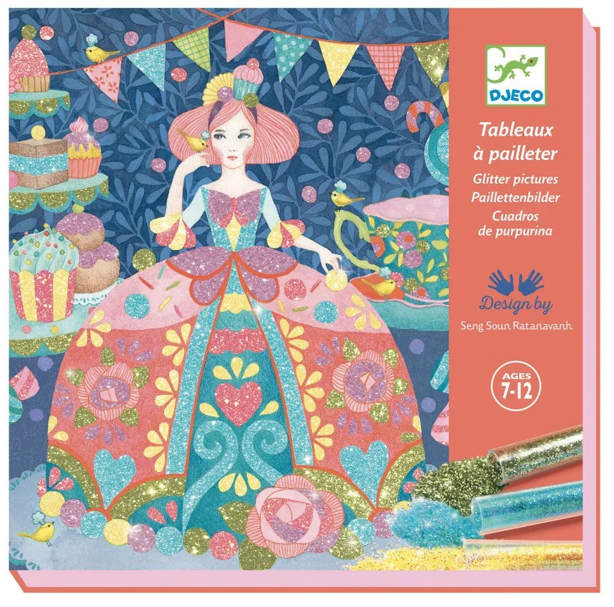 Výtvarná hra s trblietkami - sen o kráse