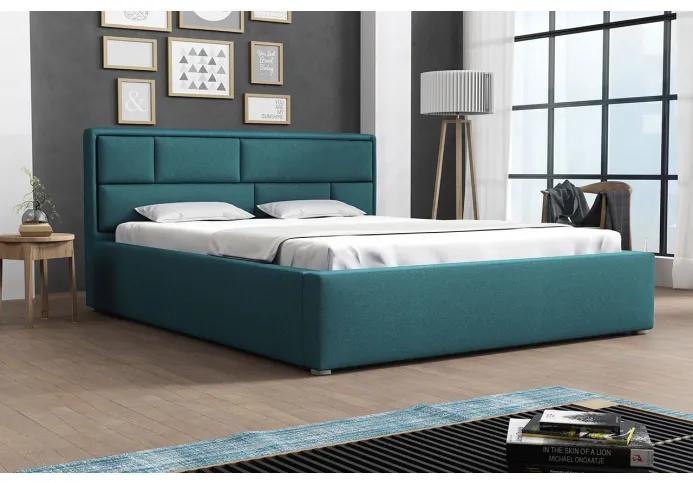 Jednolôžková posteľ s roštom 120x200 IVENDORF 2 - modrá
